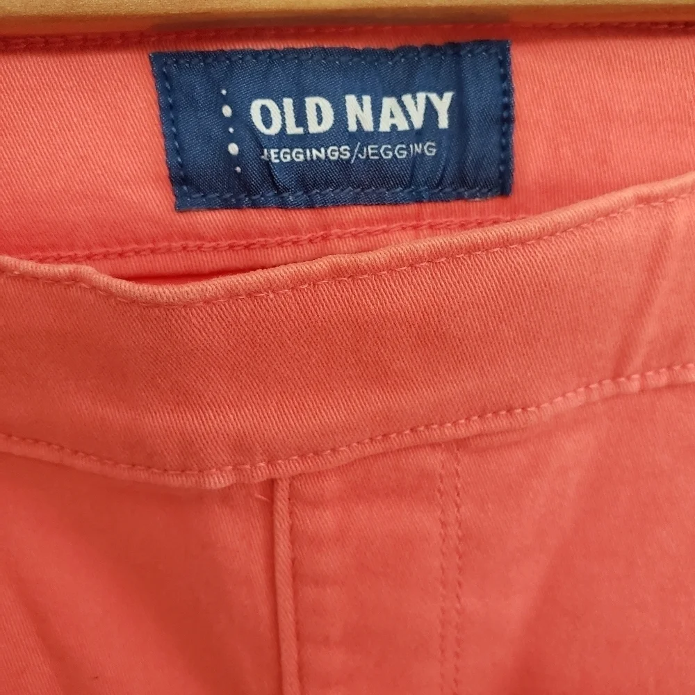 Old Navy Skinny Jeans in Coral Girls Sz 14